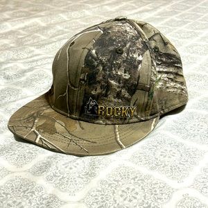 Rocky realtree camo flat brim snapback hat